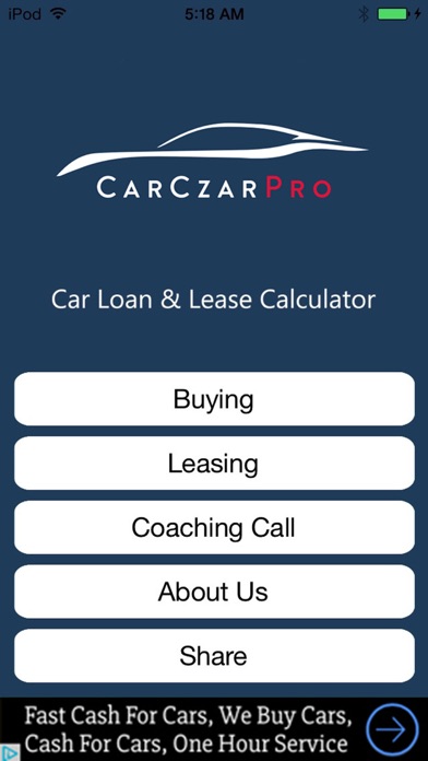 car czar pro car loan lease calculator free iphone ipad app market