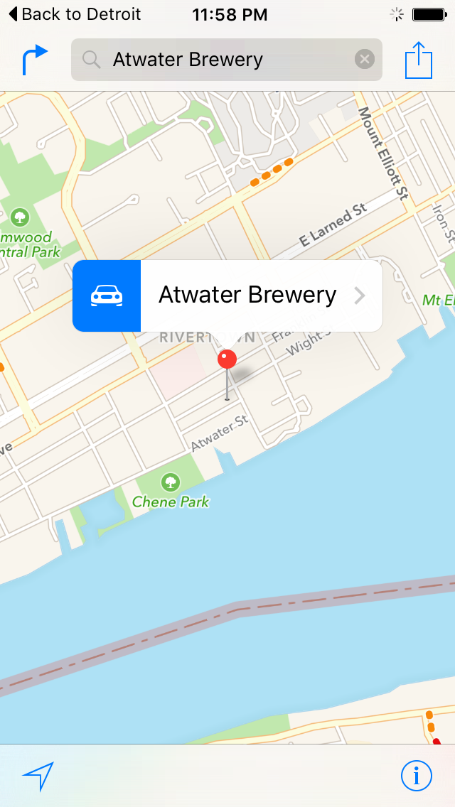 Detroit - The Bar and Restaurant Checklist