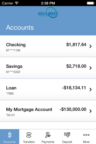 Secured Advantage FCU screenshot 3