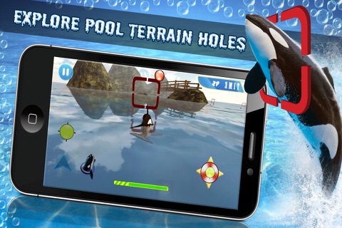 Dolphin Circus Show - Hungry Sea Animal Stunt Sim screenshot 2