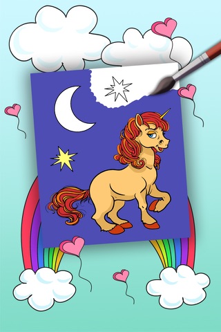 Unicorns Coloring Book screenshot 3
