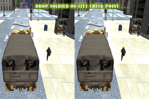 VR Drive Army Truck Check Post screenshot 4