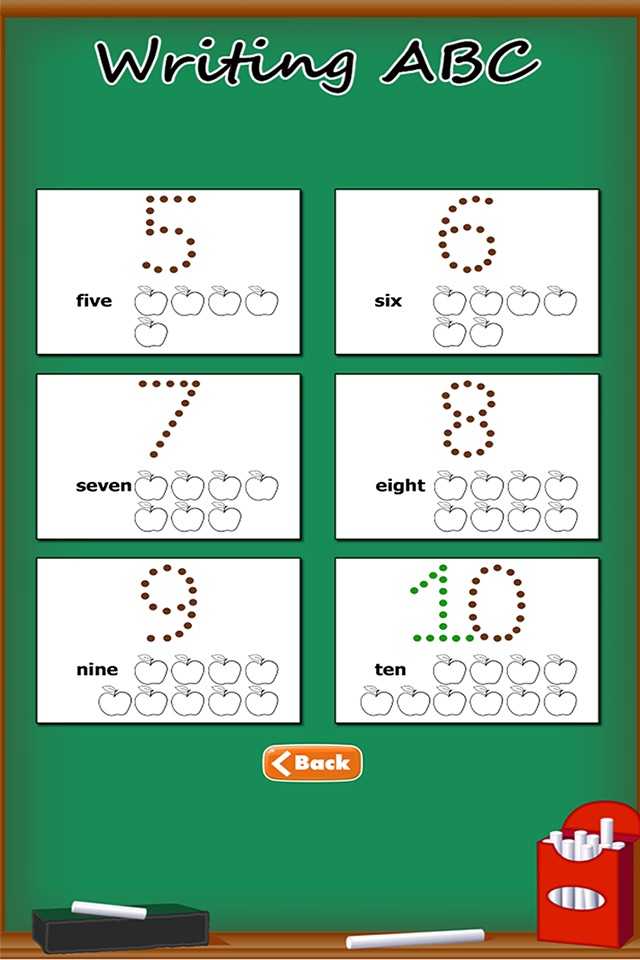 Write ABC Free Game for Children: Learn to writing letter and numbers HD screenshot 2
