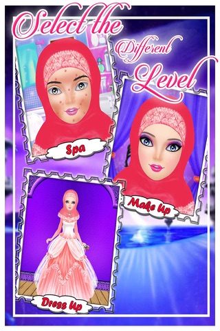 Hijab Wedding Makeup Salon - Makeover Game screenshot 2