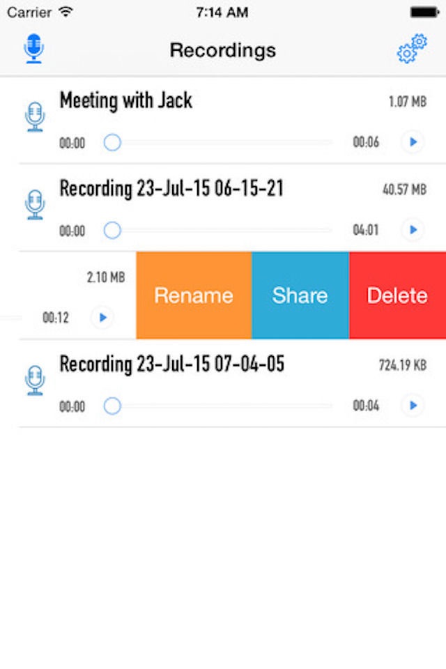 Voice Recorder App screenshot 3