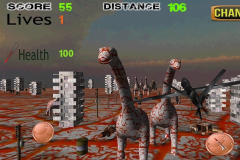Dino Crisis Assault Squad -  F35 Fighter Dinosaur Hunter Vs Trex Land Warrior screenshot 3