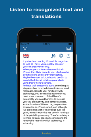 Text Extractor & Translator - náhled