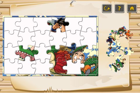 Dragon Jigsaw Game Free For Kid and Kindergarten - Cartoon Super Hero Puzzle Box screenshot 2