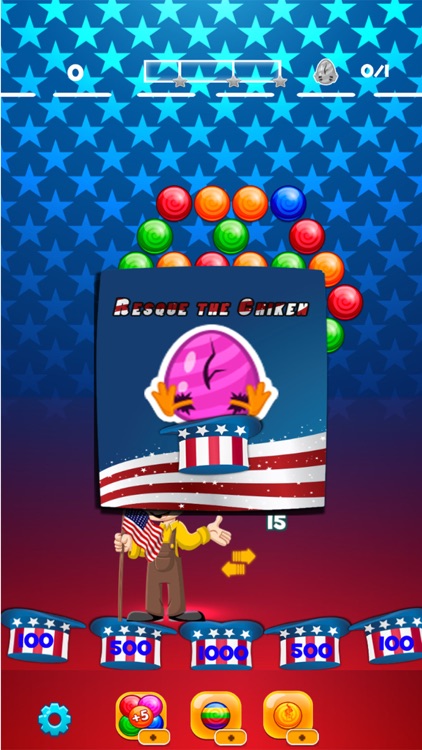 Independence Day Bubble Shooter Adventures Pro