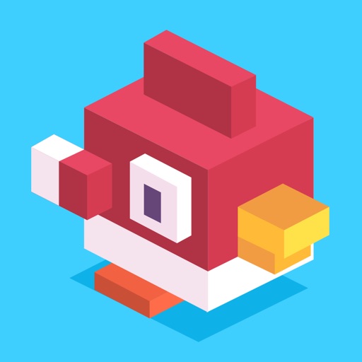 Crossy Tiny Bird Tappy - Sky Surfers Jumping Icon