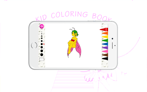 Coloring books (fairy) : Coloring Pages & Learning Games For Kids Free! screenshot 3