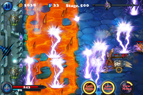 Defender II Games Lava Moat City Wall