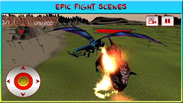 Flying Dragon Warrior Attack – Monster vs Dinosaur Fighting (圖1)-速報App