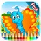 Insects Coloring Book Game for kids, Free Insects game coloring book for kids and toddlers