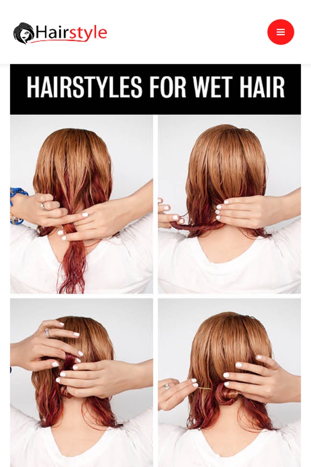 Easy Hairstyles Step by Step Pictures screenshot 2