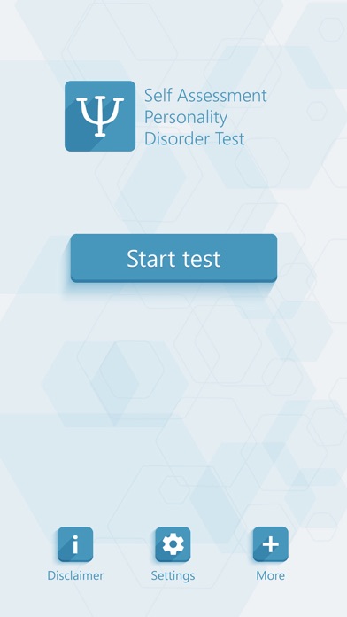How to cancel & delete Self Assessment Personality Disorder Test from iphone & ipad 1