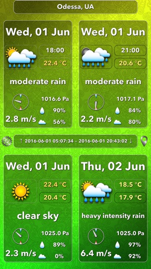 OWeather – 天氣預報和氣象圖(圖2)-速報App