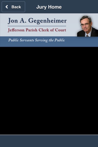 Jefferson Parish Clerk of Court Jury Service Information screenshot 2