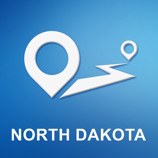 North Dakota, USA Offline GPS Navigation & Maps icon