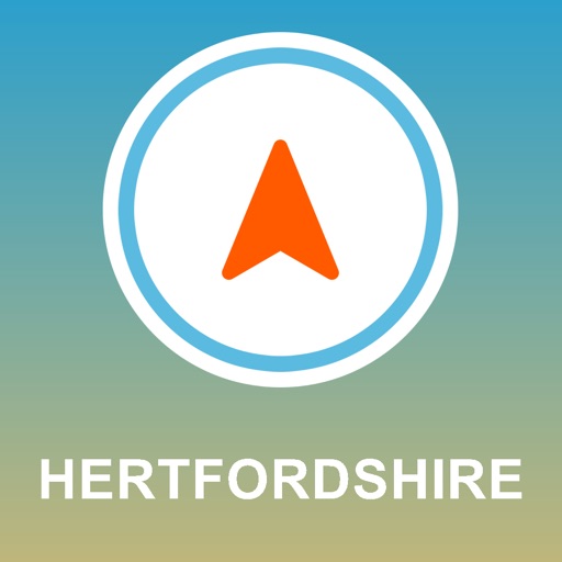 Hertfordshire, UK GPS - Offline Car Navigation icon