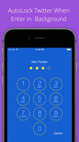 Game screenshot Mini for Twitter - with Lock Feature mod apk