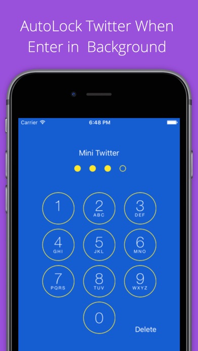 Mini for Twitter - with Lock Featureのおすすめ画像1