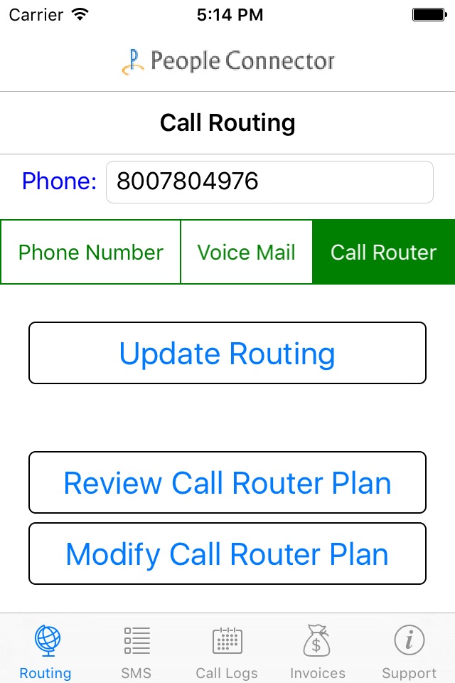 People Connector Router & SMS screenshot 2
