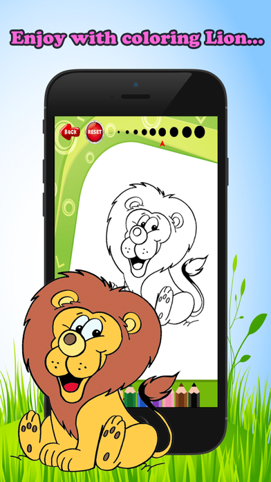 How to cancel & delete Coloring Book games free for children age 1-10: These cute animal lion coloring pages provide hours of fun activities from iphone & ipad 2