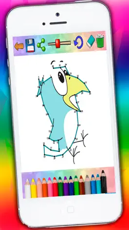 Game screenshot Play paint and connect dots– educative coloring book with drawings for kids and children mod apk