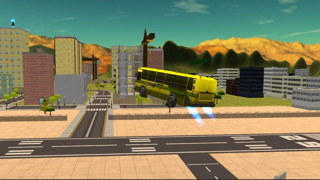 Flying Bus Driving Simulator - Racing Jet Bus Airborne Fever(圖1)-速報App