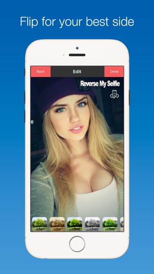 Reverse My Selfie : horizontal reverse your front facing cam(圖3)-速報App