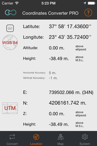 Coordinates Converter PRO screenshot 3