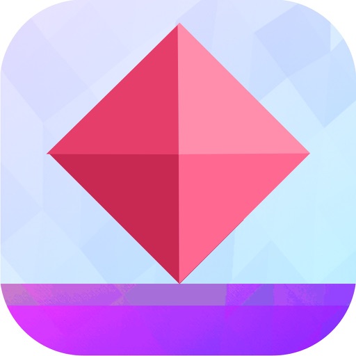 Impossible Red Cube Up Dashy iOS App