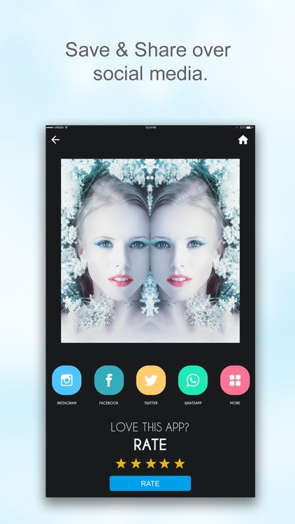 Mirror Photo Editor : Reflection Filters for 3D Image & Photo Collage & Photo Grid