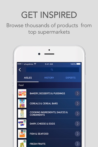 Shoptimix - Grocery Shopping List & Healthy Foods App Free screenshot 2