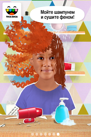 Скриншот из Toca Hair Salon Me