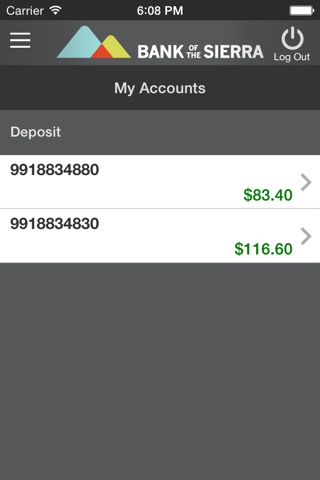 Bank of the Sierra Mobile screenshot 4