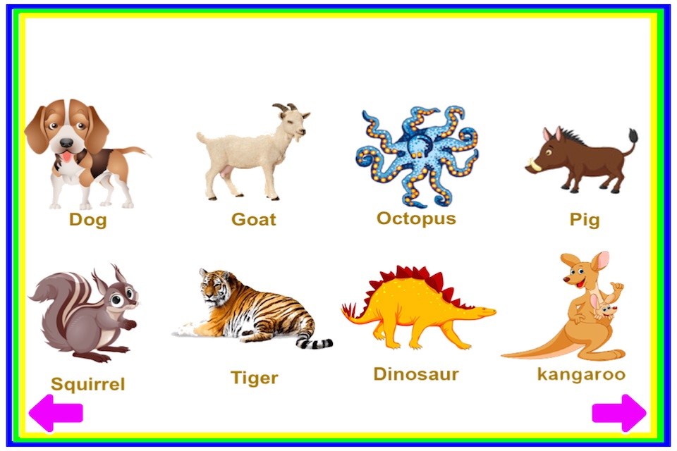 Animals Learn, Identify & Puzzle game for Toddler & Preschool kids screenshot 2