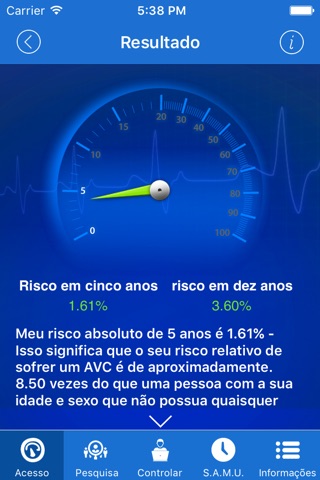 Riscometro de AVC screenshot 3