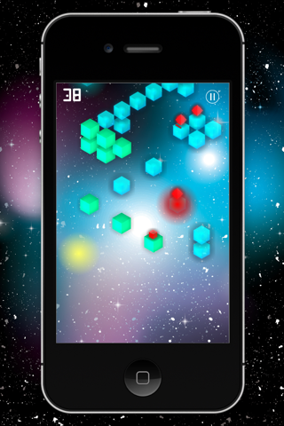 Glow Cube - Jump in the space! screenshot 2