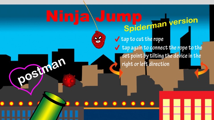 Ninja Jump - Spiderman version