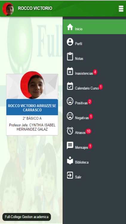 FullCollege Apoderados