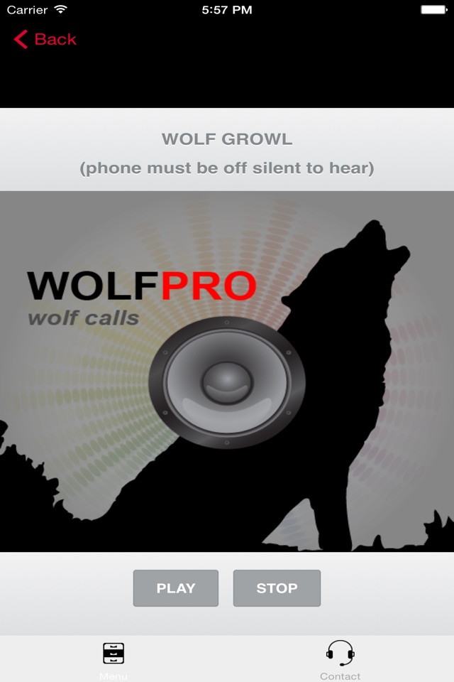 REAL Wolf Calls and Wolf Sounds for Wolf Hunting - BLUETOOTH COMPATIBLEi screenshot 2