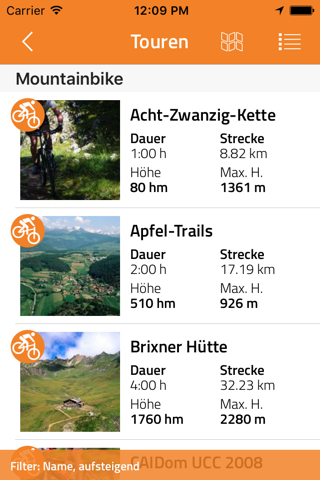 MTB Südtirol screenshot 2