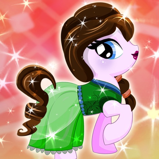 High My Monster Pony princess Dress-Up - After makeover queen dolls frozen white games for girls iOS App