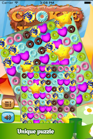 Yummy Cookies Candies-Best Matching 3 Candy Puzzle Games For Boys and Girls screenshot 2