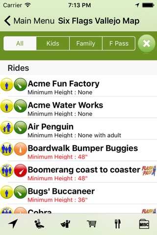 Six Flags Vallejo Map screenshot 3