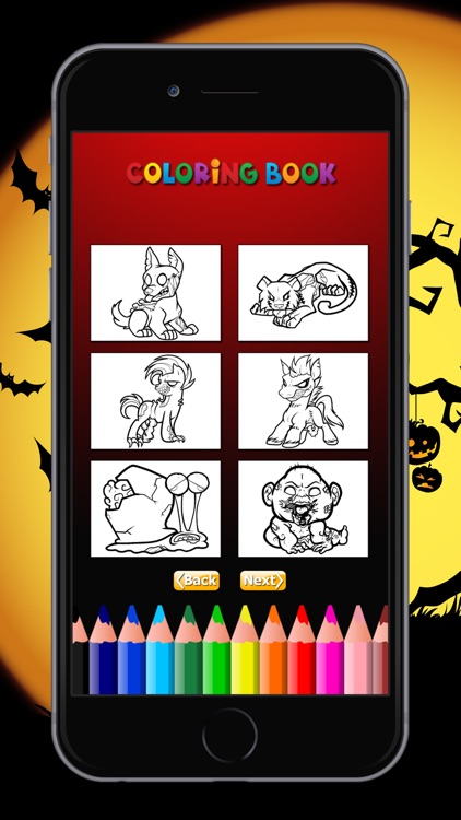 Zombies Ghost Coloring Book - Drawing for Kids screenshot-3