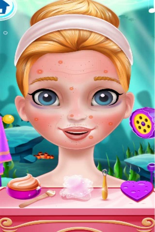Belle Mermaid Makeover:Puzzle jeux pour les enfants screenshot 3