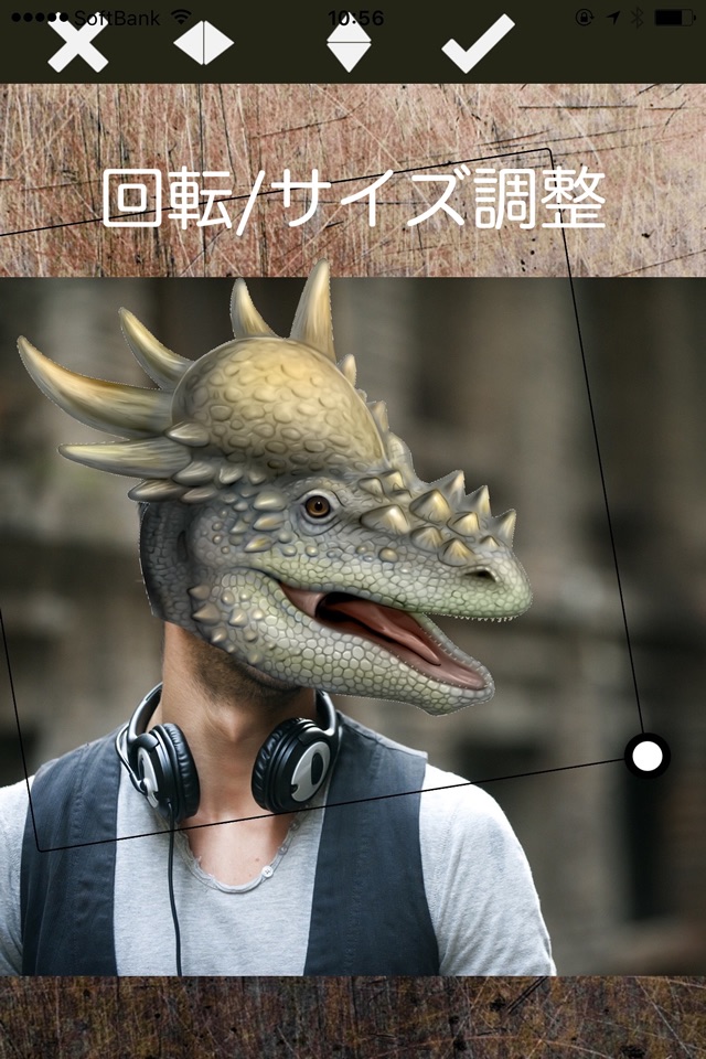 Dino Face Camera Free screenshot 2